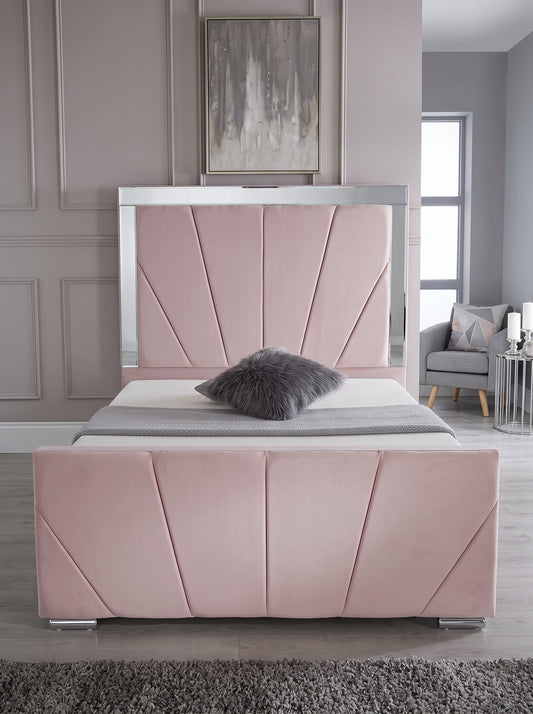 Blossom Sunburst Mirrored Bed
