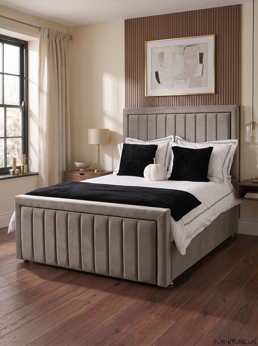 Halston Piped Bed Frame