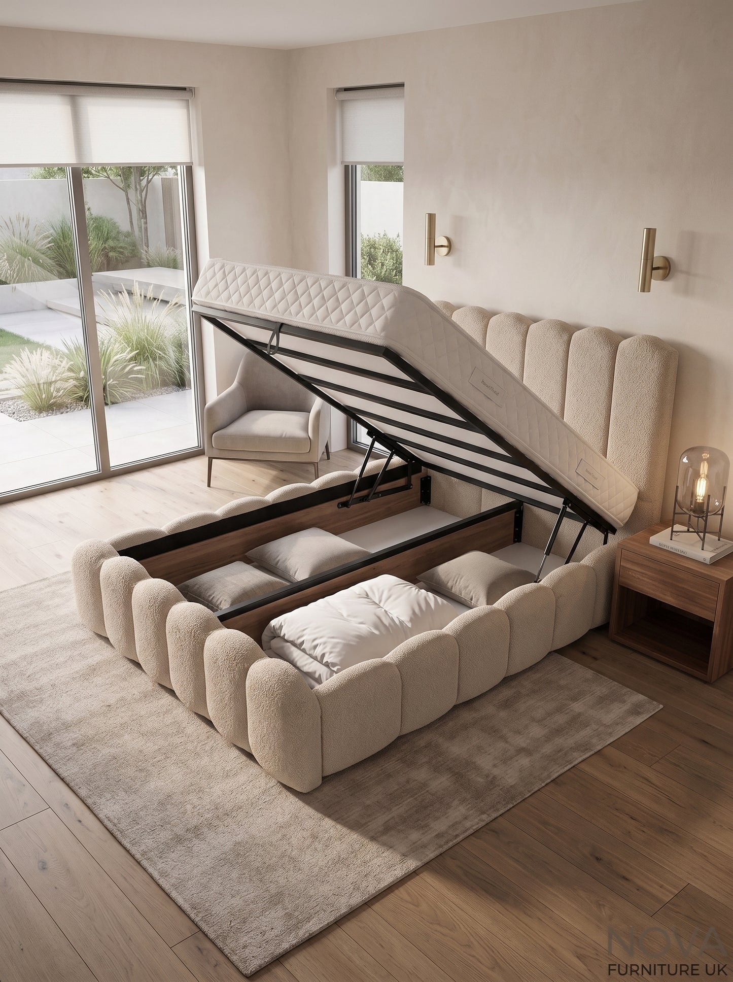 Nimbus Bubble Boucle Bed