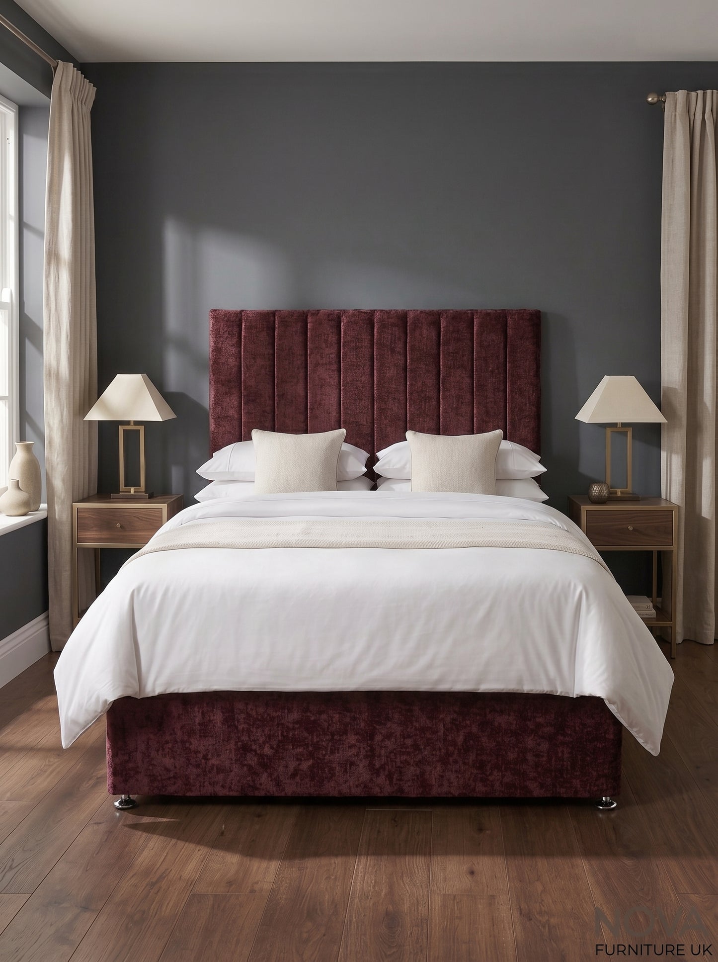 Verona Fluted Divan Bed