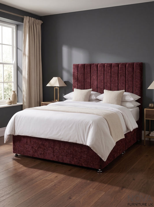 Verona Fluted Divan Bed