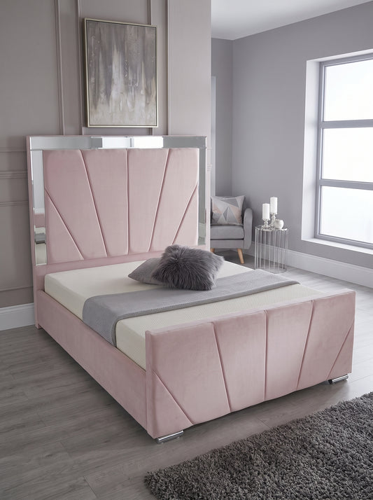 Blossom Sunburst Mirrored Bed