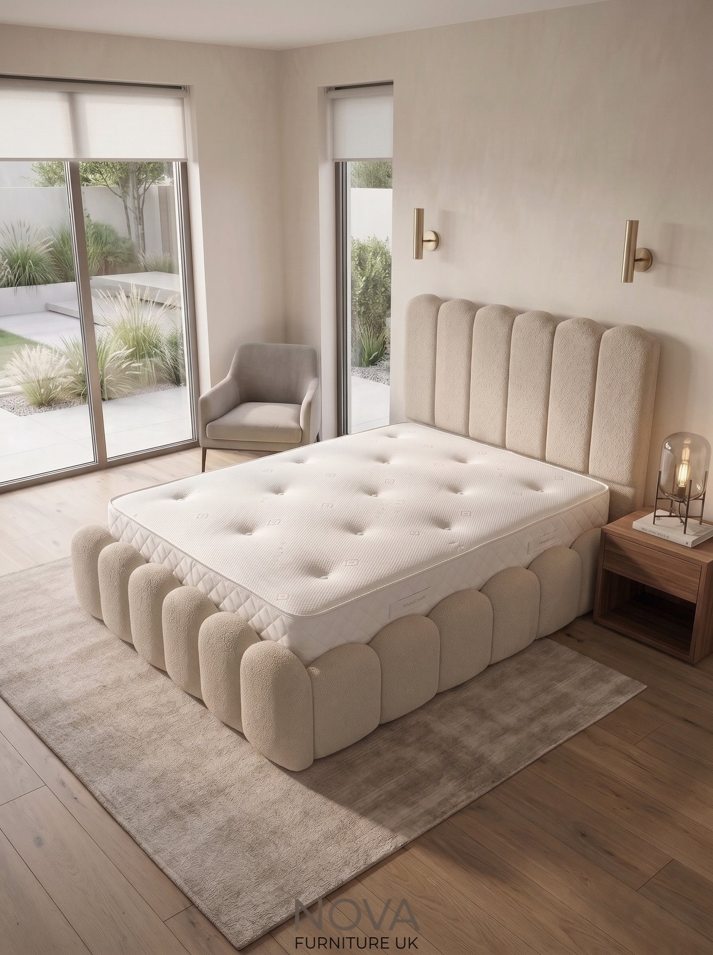 Nimbus Bubble Boucle Bed