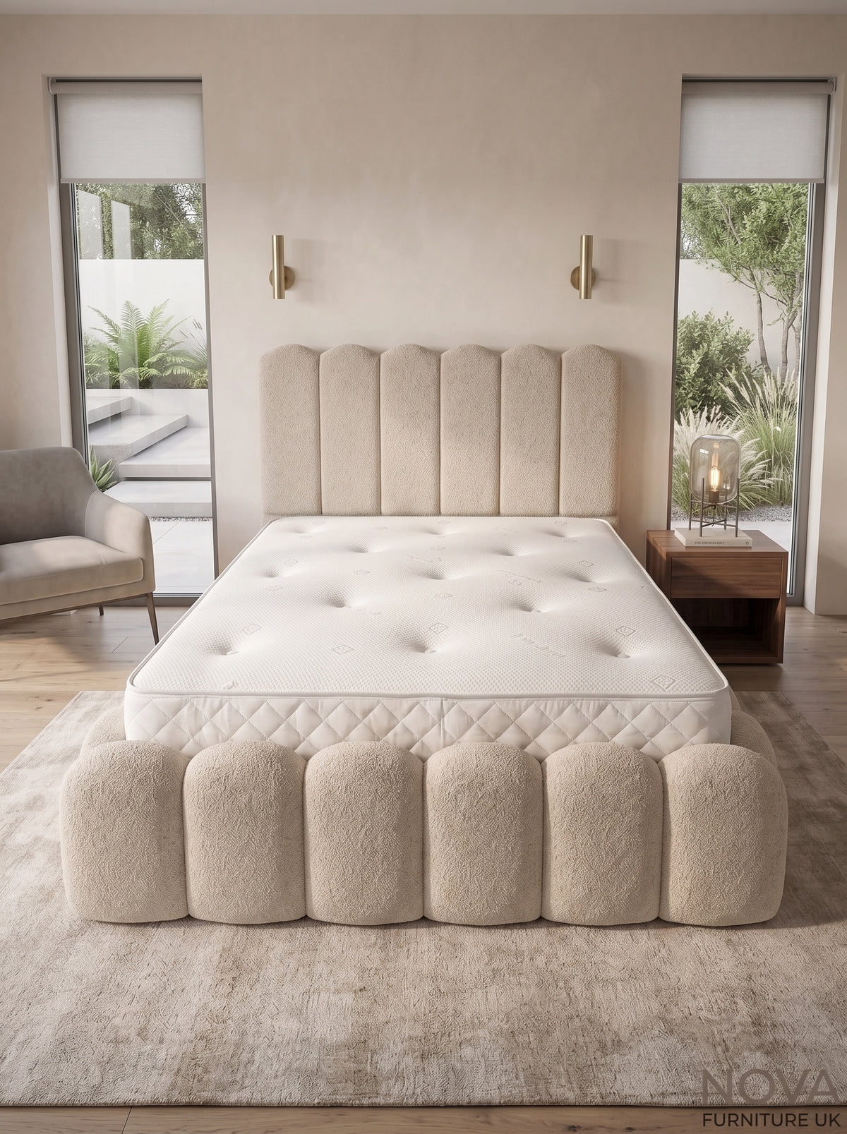 Nimbus Bubble Boucle Bed